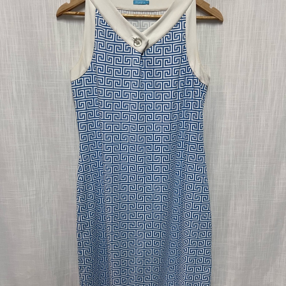 J.McLaughlin Woman’s Small blue and white dress